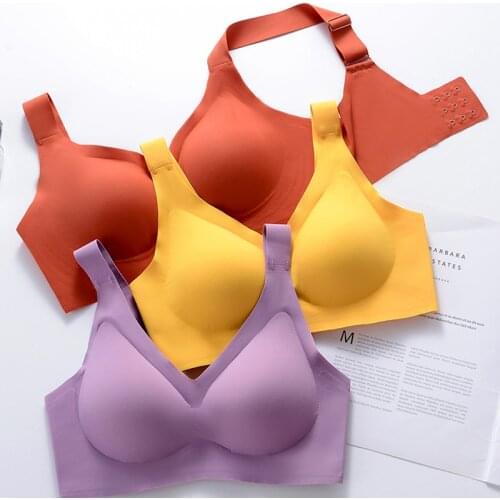 Newly Comfort Bralette Soft Seamless Leisure Bras Thin Comfy Lightly Daily Bras For Women Girls