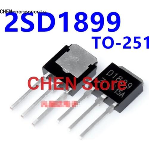 10pcs Brand new original 2SD1899 D1899 TO-251straight Insert