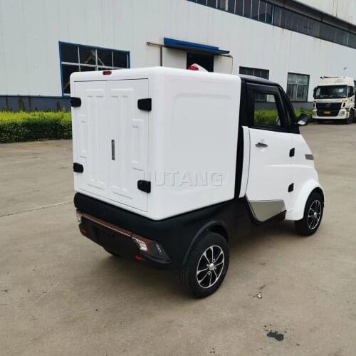 EEC COC Approved Electric Food Car Pickup Mini Cargo Delivery Truck Box Pup Truck Mini Electric Utility Cargo Delivery Cars