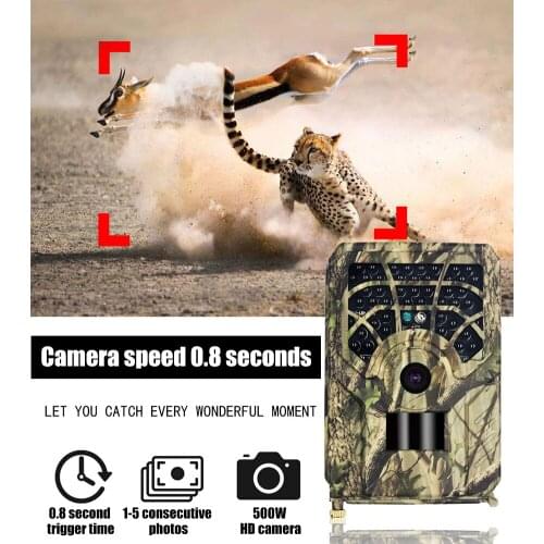 Hunting Camera 5MP 720P Waterproof Wildcamera Wild Surveillance Monitor Infrared Night Version Photo Tracking Cameras Scouting