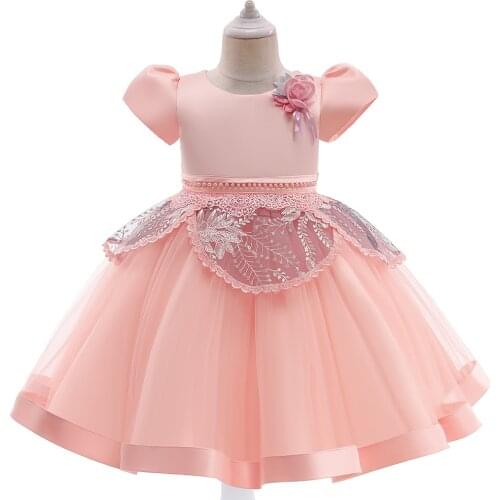 Girls Summer Dress For Kids Girl Flower Wedding Elegant Prom Gown Children Birthday Princess Pageant Dress Formal Clothes