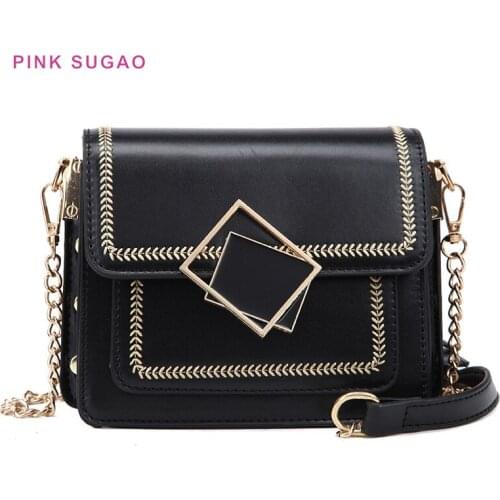 Pink Sugao Luxury Handbags Women Bags Designer Crossbody Bag For Women 2019 High Quality Shoulder Bag Women Purses And Handbags