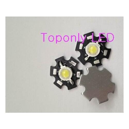 5w Bridgelux high-power led diode lamp with 20mm PCB super bright diy led component parts 450lm 240pcs/Lot 2016 free shipping
