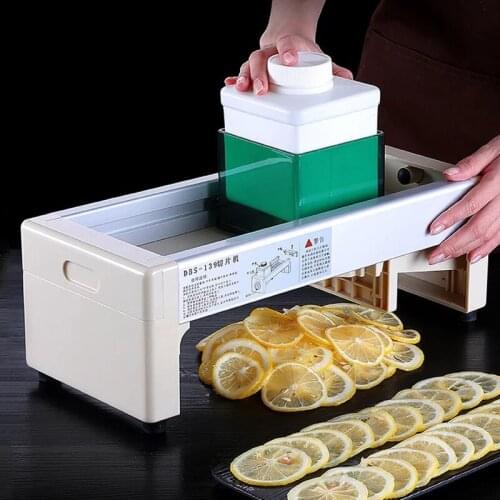 Lemon Slicer Commercial Fruit Slicing Artifact Manual Slicer Fruit and Vegetable Grapefruit Heytea Slicing Machine Kitchen Tool