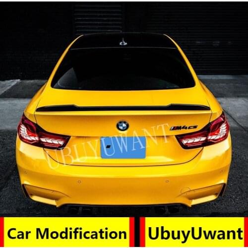 UBUYUWANT High Quality Carbon Fiber Exterior Rear Spoiler For BMW F32 4 Series 428i 435i 2Dr For Coupe 2013-2019 CS Style