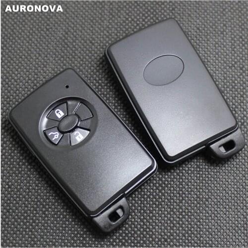 AURONOVA New Replace Keyless Entry Key Shell for Toyota Reiz Rav4 Mark X Corolla Yaris 3 Buttons Remote Car Key Fob Case