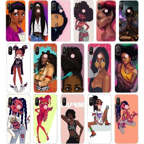 10AA Black Girl Magic Melanin Poppin gift Soft Silicone Tpu Cover phone Case for Xiaomi Redmi 6 Pro 6A 7A Note 6 Pro 7 case