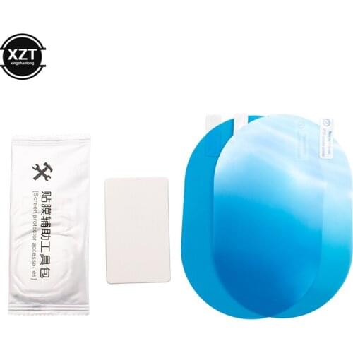 2Pcs/set Rainproof Car Accessories Car Mirror Window Clear Film Membrane Anti Fog Anti-glare Waterproof Sticker Driving Safety