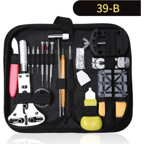 39pcs Watch Opener Remover Spring Bar Repair Pry Screwdriver Repair Tool Clock Watch Repair Tool Kit Watchmaker Tools Parts