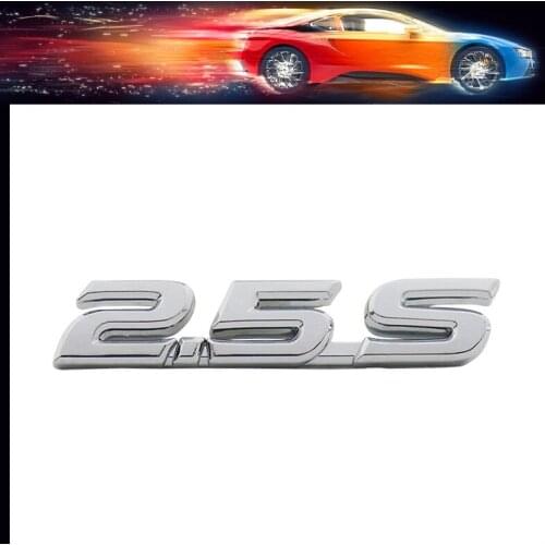 3D Premium ABS 2.5S 2.5 S car Hood Fender trunk Rear Bonnet Nameplate Decal Emblem Badge Sticker for CROWN REIZ COROLLA Camry