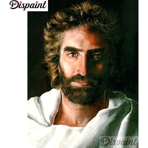 Dispaint Full Square/Round Drill 5D DIY Diamond Painting "Religious Jesus" 3D Embroidery Cross Stitch Home Decor Gift A11192