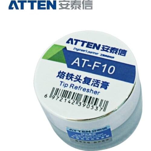 AT-F10 soldering iron tip resurrection paste to remove the black oxide layer and repair the soldering tip