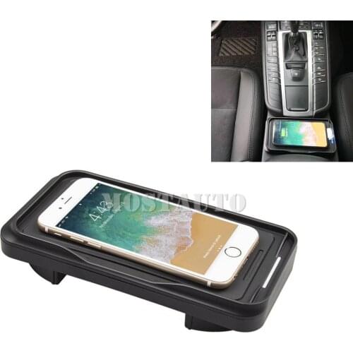 The Phone With QI Wireless Charging For Porsche Macan Wireless Car Charger Phone Charging Center Console 2014-2021