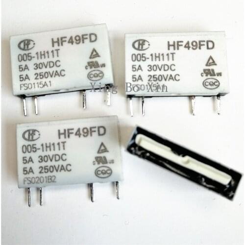Free shipping 20pcs NEW Relay DIP4 HF49FD-005-1H11T HF49FD-012-1H11T HF49FD-024-1H11T DC 5V 12V 24VDC