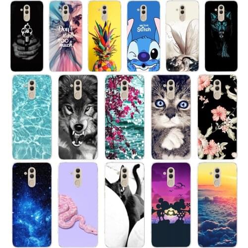 P soft case For Huawei Mate 20 Lite Case 6.3 inch Transparent Silicone Phone For Huawei Mate 20 Lite Cover Coque Capa