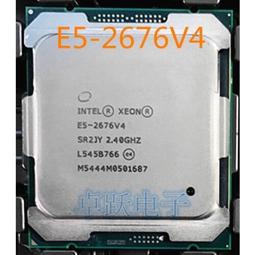 E5-2676V4 2.40GHZ 16-Cores E5 2676 V4 40MB E5-2676 V4 LGA2011-3 145W free shipping