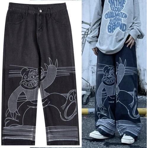 EANALEN Loose Jeans For Men