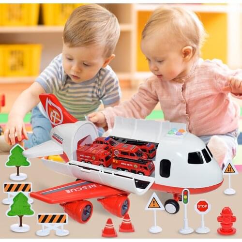 Toy Car Music Story Simulation Track Inertia Aircraft Children Large Size Passenger Plane Toy Airplane Model Kids Airliner Gift