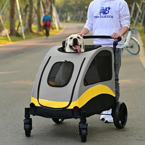 Pet stroller for large and medium dogs