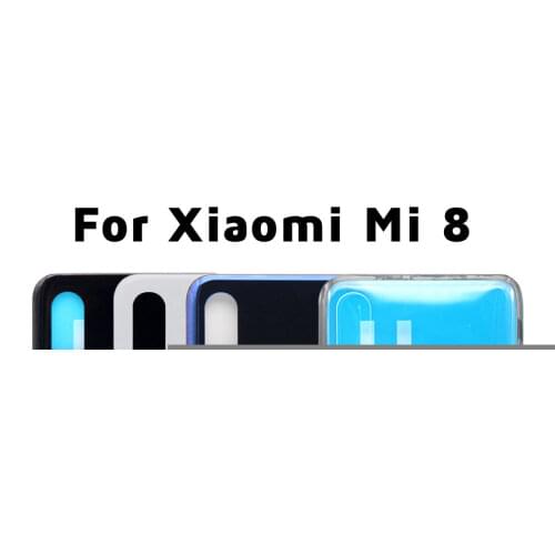 Back Glass Cover For Xiaomi Mi 8 Pro Rear Battery Cover Glass Mi 8 Back Panel Window Door Case For Xiaomi Mi8 Pro Back Cover