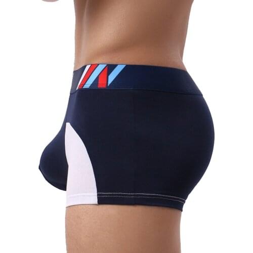 Mens Boxer Shorts Cotton Underwear Men Fashion Color Matching Panties Sexy Big Penis Bag slip Underpants Brand Boxershorts Man