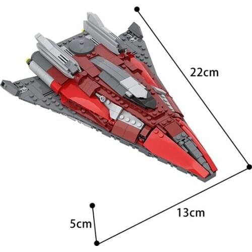 MOC 1:250 Spaceships Building Block Set Puzzle Stitching Bricks Model Lance Elite Dangerous Mens Hobbies Collection Toys Gifts