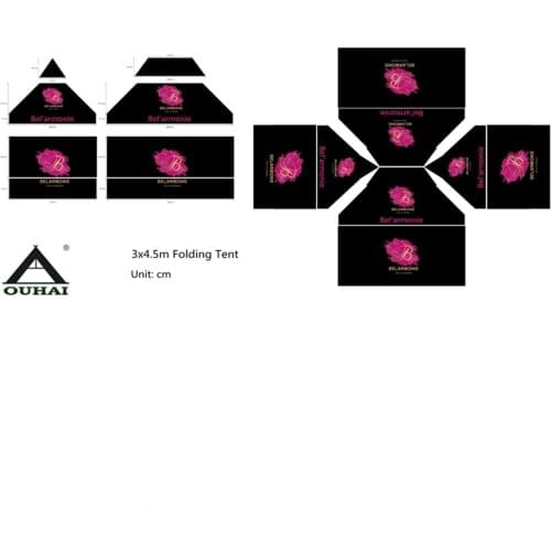 3 x 4.5m Aluminum Frame Personalized Party Pop Up Tent Advertisement Trade Show Exhibition Folding Gazebo Event Marquee Tents