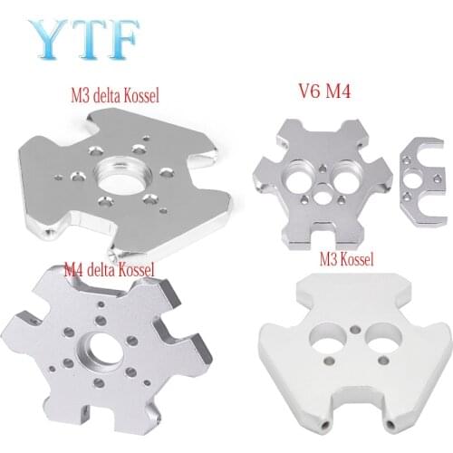 Aluminum Alloy Full Metal V6 M3 M4 Delta Kossel Double Nozzle Fisheye Effect Pendant Hammock 3D Printer Part