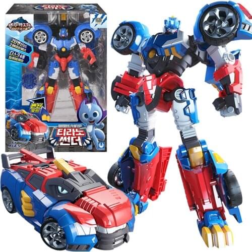 Transformer Fantasy MINI FORCE Super Dinosaur Power Deformation Robot Joints Movable Action Figure Deformation fit Toy