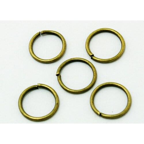 0.9x9MM Approx 350PCS/LOT Antique bronze Plated open jump ring for Vintage Charms & Pendants Connect