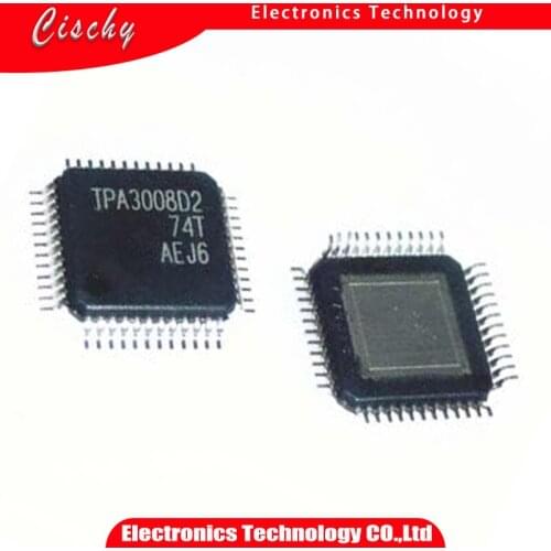 1pcs/lot TPA3008 TPA3008D2PHPR TPA3008D2 HTQFP48 LCD power amplifier IC