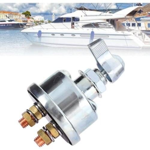 125A 12V Car Battery Disconnect Isolator Cut Off Terminal Master Switch Boat Marine 12V 24V Truck Auto Battery Power Switch