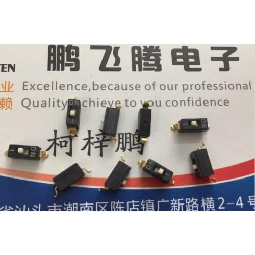 2PCS/lot Original Taiwan KE DSIC01LSGET dial code switch 1 bit 1P1 patch 2.54 pitch flat dial code