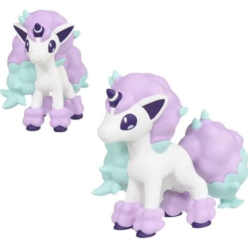 TAKARA TOMY Pokemon Scale World Action Toys Figure Rainbow Ponyta Anime Figures Collectable Model Dolls Kawaii Cute Kids Gifts
