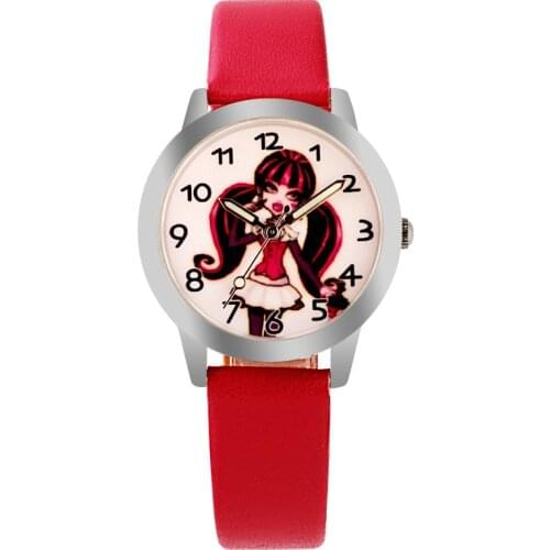Hot selling children cute Princess dial quartz watch Snow White Girl Cartoon Birthday Party Gift for kids watch Luminous Hands