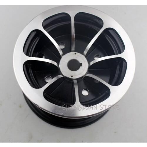 Size 6-inch Keyway Aluminum Alloy Wheel Hub Fits for 4.10/3.50-6 Tyres Inner Tube 6 '' ATV Kart Car Scooter Snow Sweeper Rims