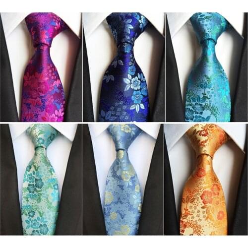 Unique Design 8 Cm Holiday Groom Wedding Accessories Tie 2020 Fashion Big Flower Paisley High Quality Wild Business Occasion Tie