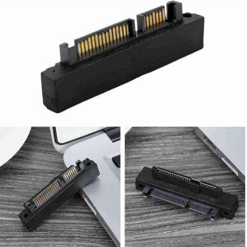 90 Degree Angle 22Pin SATA Male to 22Pin SAS Female Port Extension Converter Adapter SAS Hard Disk Drive SATA HDD to SAS port