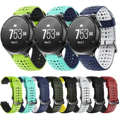 Silicone Band for Foerunner 235 Sport Silicone Watch Band for Forerunner 230/220/ 235/620/ 630/ 735XT/ Approach S20/ S5/ S6
