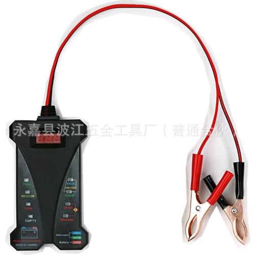 LED 805 Battery/battery Detector Tester 12V, Digital Display Battery Tester