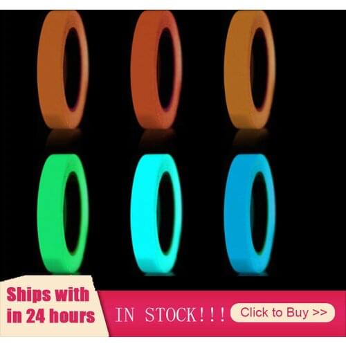 1M Luminous Tape Self-adhesive Glow Emergency Logo In The Dark Afety Stage Stickers Home Decor Party Supplies Decorative warning