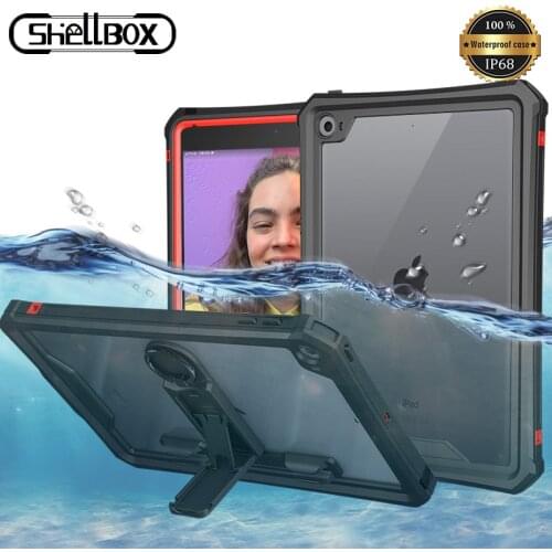 IP68 Waterproof iPad Case For Mini5 Thin Transparent Water proof Shockproof Case Cover for iPad Mini 5 Outdoor Diving Swimming