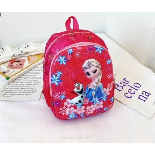 Disney Cartoon Minnie Schoolbag for girl Mickey backpack for Boy Waterproof Orthopedic school backpack Frozen children backpacks