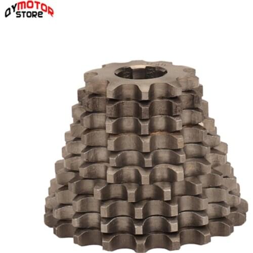 High quality Front Engine 420# 17mm 20mm 10T 11T 12T 13T 14T 15T 16T 17T 18T 19T Teeth Chain Sprocket With Retainer Plate Locker