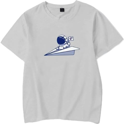 Womens Summer Harajuku Print Short-sleeved Round Collar T-shirt Cute Short-sleeved Womens T-shirt Cotton WomensGraphicT-shirt