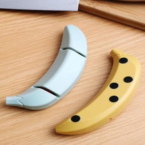 1Pcs Cartoon Banana Knife Sharpener Stone Household Professional Grinding Tools Grinder Machinewith Stones Sharpening Tools