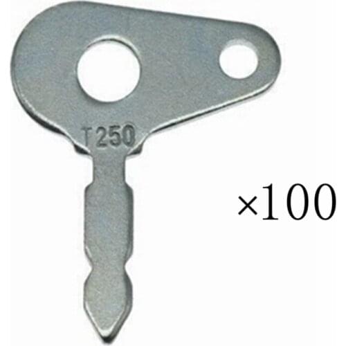 100pc for Lucas T250 Excavator Key Grader Dozer Ford key