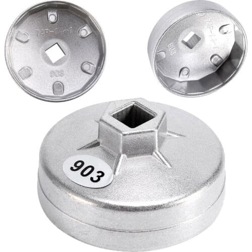 74mm 14 Flute Aluminum Oil Filter Wrench Socket Remover Tool Oil Filter Wrench For BMW For AUDI For Benz For Chery For Opel