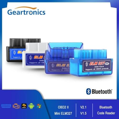 Bluetooth ELM327 OBDII V1.5 V2.1 Mini OBD2 Auto Interface Scanner OBD ELM 327 Tester Diagnostic Tool For Android Windows Symbian
