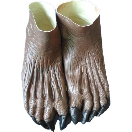Halloween Carnival Werewolf Gloves Ghost Festival Horror Wolf Claw Foot Cover Bar Dance Party Animal Paws Gloves Unicorn Party